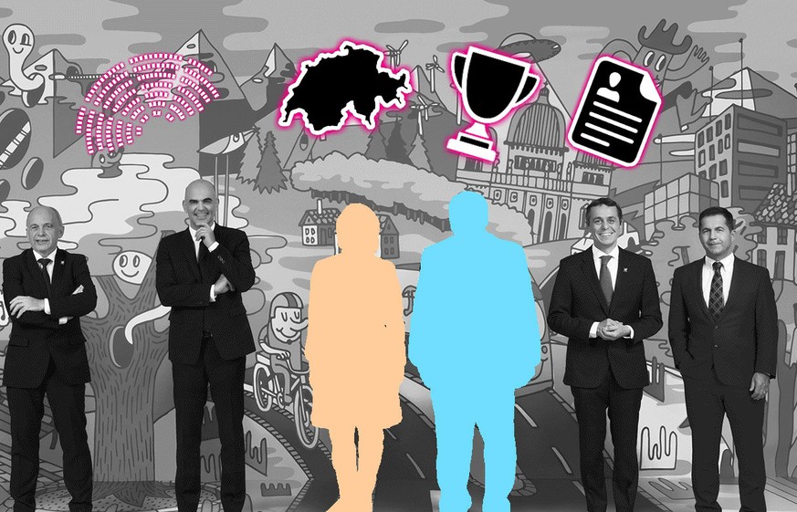 Morgen gibt es 2 neue Bundesrätinnen – mit dieser Grafik kannst du mitdiskutieren