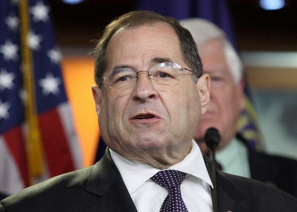 FILE - In this June 16, 2015 file photo, Rep. Jerrold Nadler, D-N.Y. speaks during a news conference on Capitol Hill in Washington. Nadler has announced he is backing President Barack Obamas Iran nuc ...