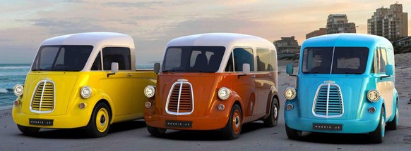 morris commercial JE elektrisch lieferwagen auto design retro styling https://www.morris-commercial.com/