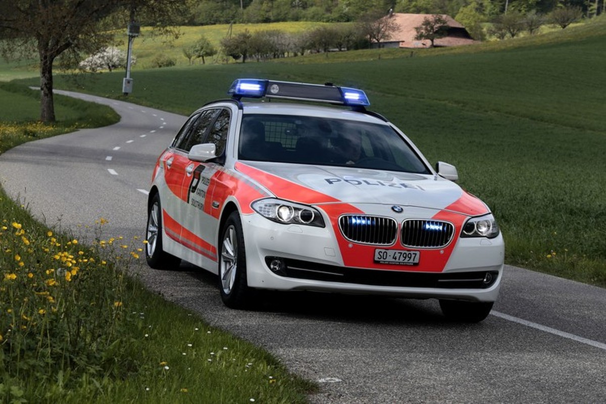 Une voiture de la police cantonale de Soleure.