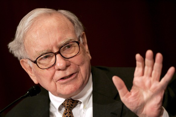epa08398517 (FILE) - Warren Buffett, chairman and CEO of Berkshire Hathaway, testifying about the estate tax, often called the death tax, during a Senate Finance Committee hearing on Capitol Hill in W ...