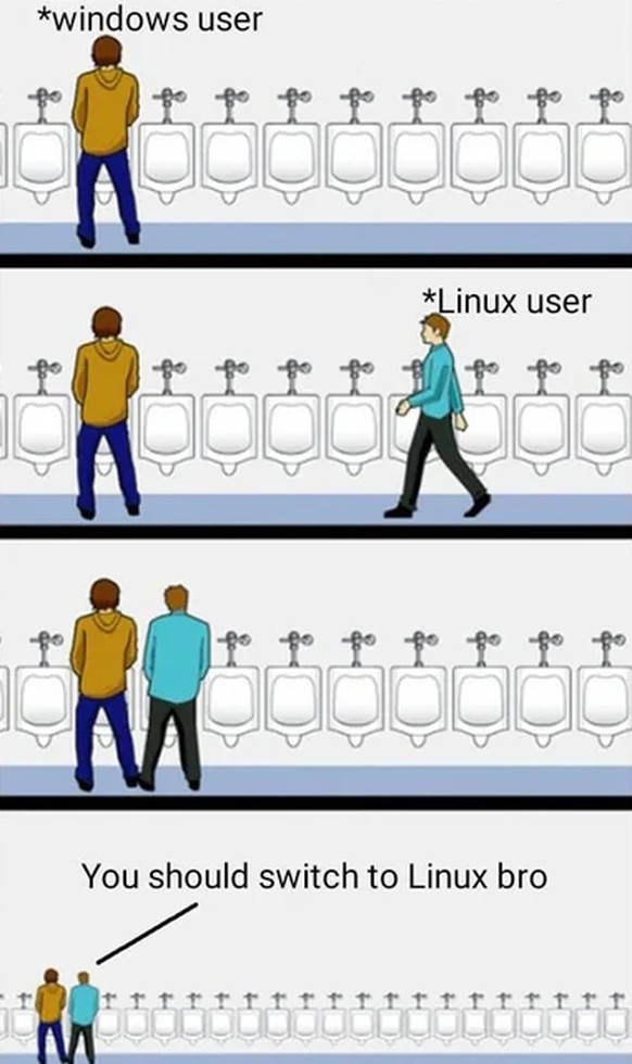 Wenn Linux-User Gespräche beginnen mit: «I use Arch btw» (Übrigens, ich benutze Arch)