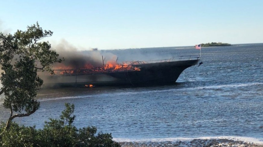 Auf dem Boot befanden sich 50 Personen, als es vor der Küste Floridas in Brand geriet.&nbsp;