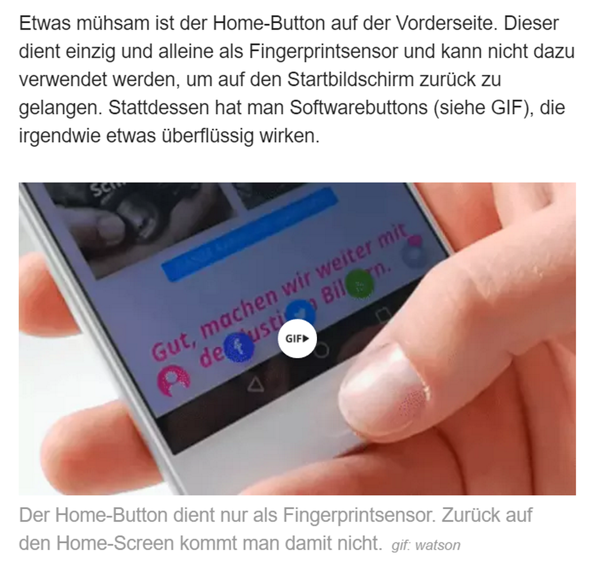 Home-Button Huawei 10