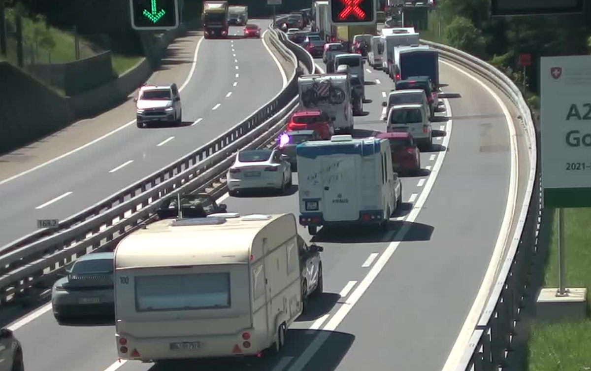 Gotthard Stau Pfingsten