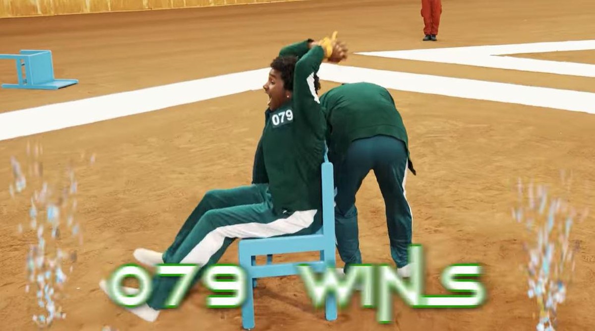 Die Nummer 79 freut sich über den Gewinn des «Squid Games» und ein sattes Preisgeld.