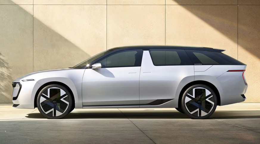 Vision O: Die B-Säule der Design-Studie erinnert ein wenig an das SUV Yeti.