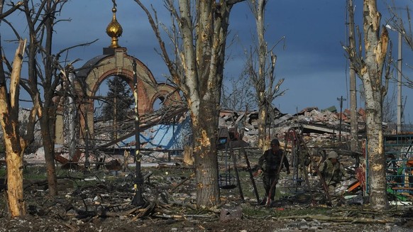 The city of Bakhmut has been largely destroyed.