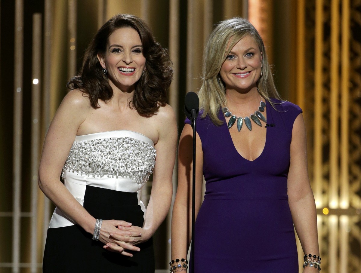 Tina Fey (links) und Amy Poehler moderierten die «Golden Globes».