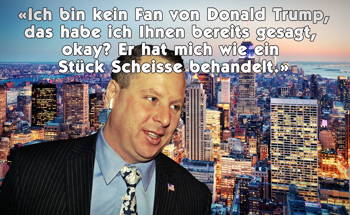 «I'm not a Donald Trump fan, as I told you before, okay? He treated me like crap.»
