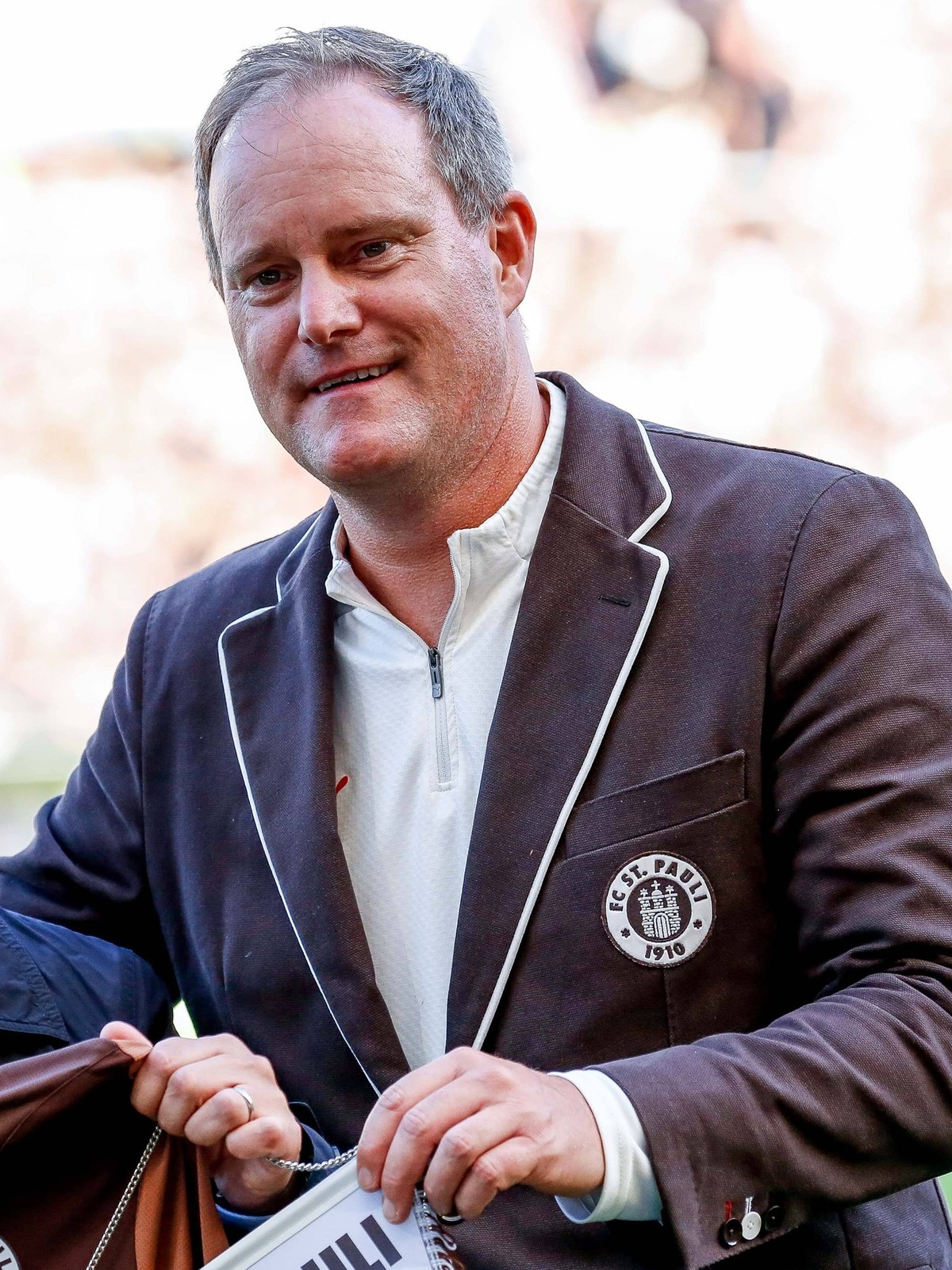 Oke Goettlich Praesident Pauli Deutschland , Hamburg , Millerntorstadion , Fussball , Saisoner