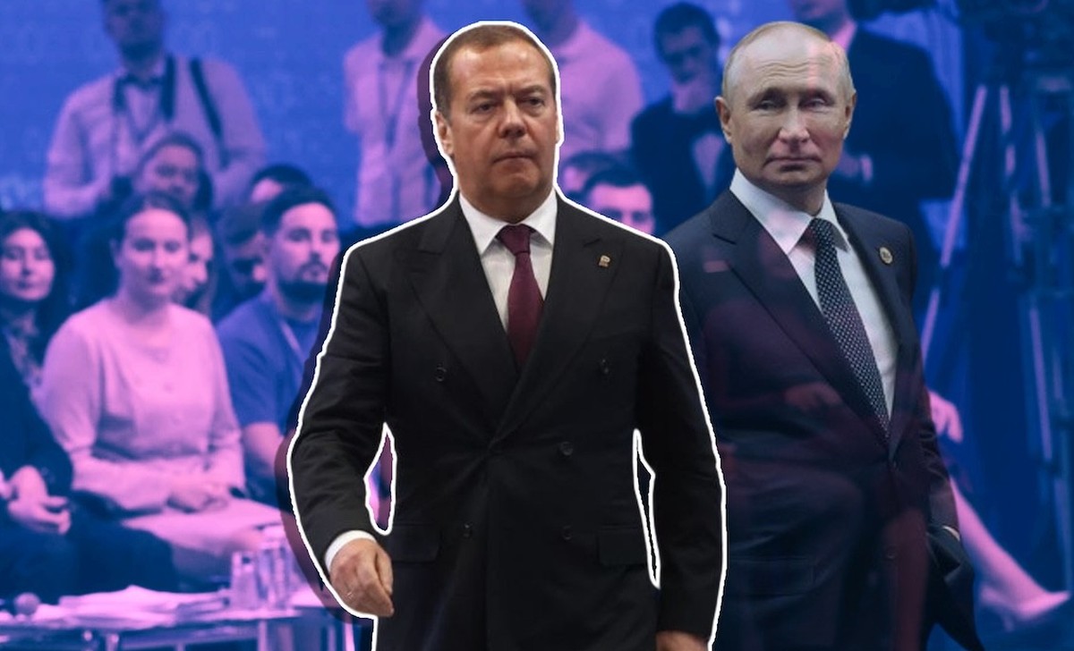 Dmitri Medvedev et Vladimir Poutine