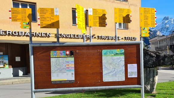 Wanderwegweiser Engelberg Rauszeit Wegweiser Wandern Schweiz
