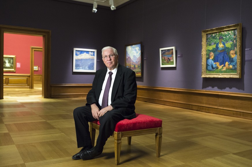 Christoph Blocher im Museum Oskar Reinhart in Winterthur im Oktober 2015.