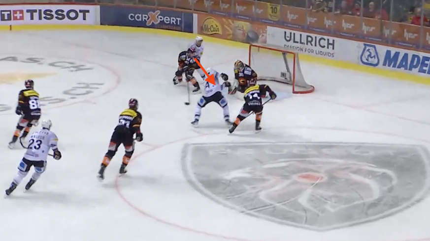 SCB vs. Fribourg-Gottéron: Situation 1