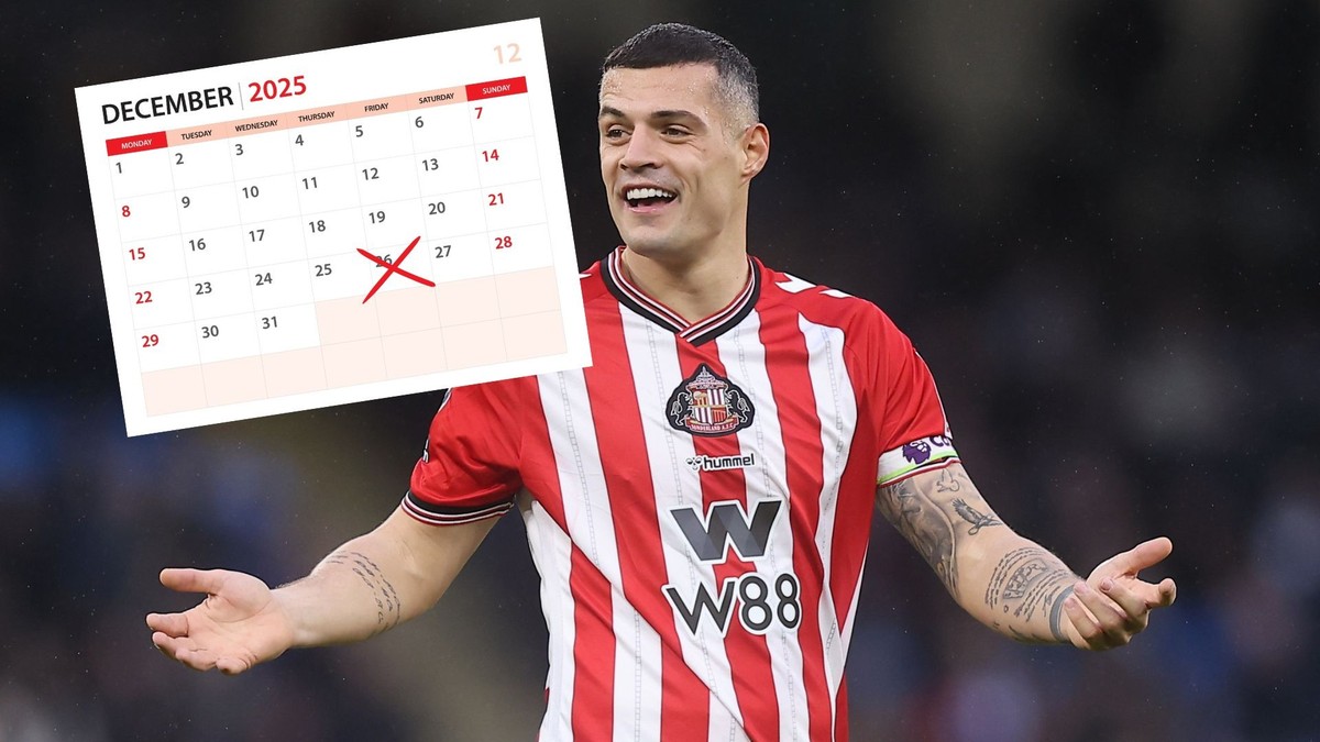 Granit Xhaka et Sunderland ne joueront pas ce 26 décembre 2025, jour de Boxing Day.