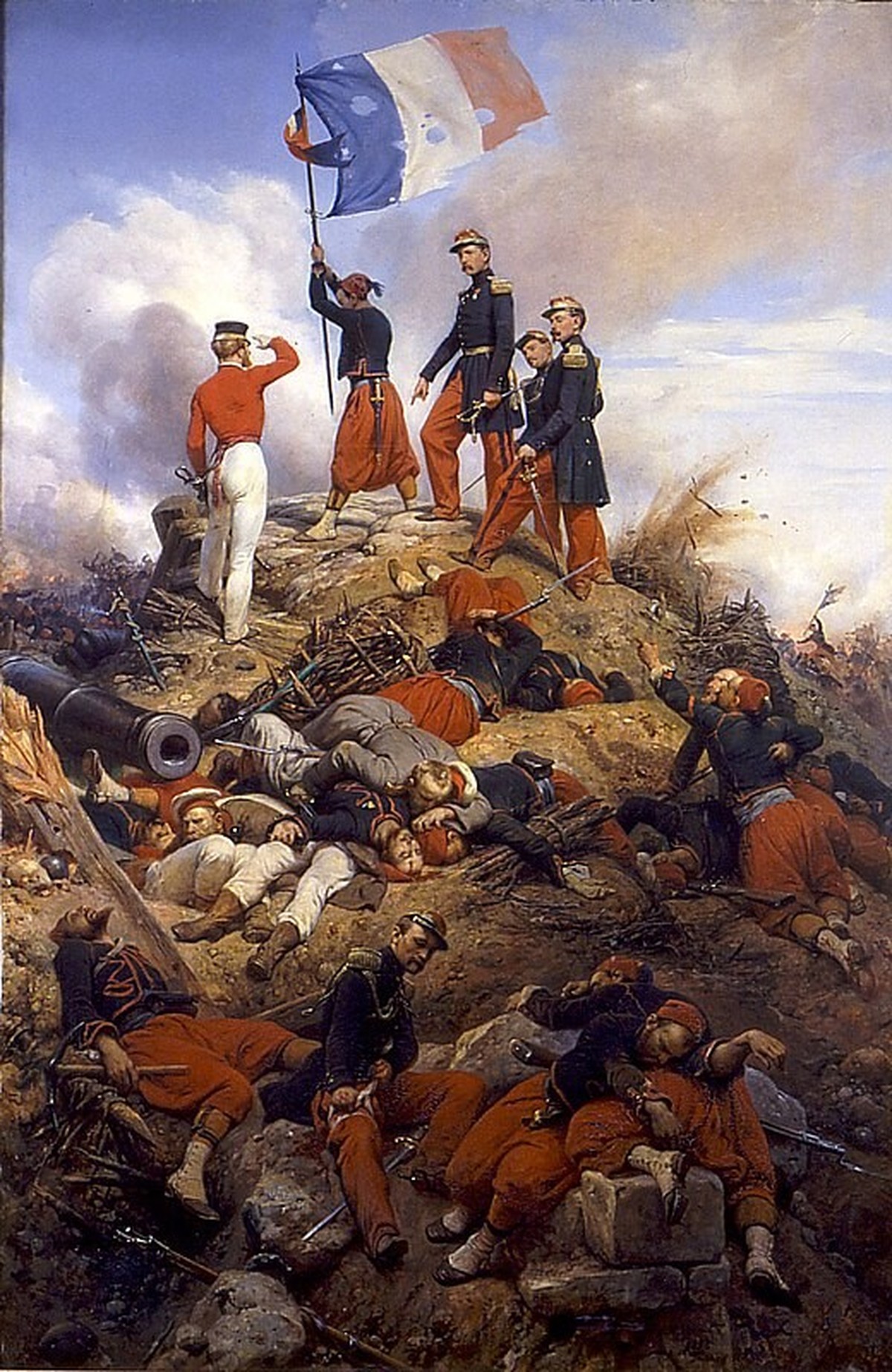 «La Prise de la tour Malakoff», d'Horace Vernet (1858).