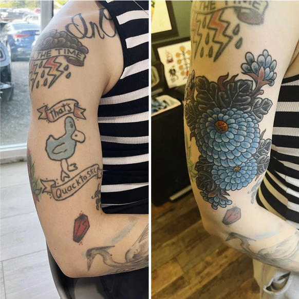 Aus hässlichem Tattoo wird schönes Tattoo: Die besten Cover-ups