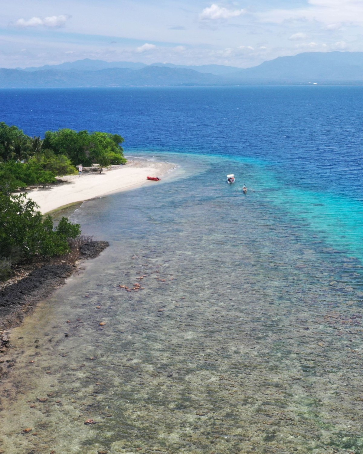 Pujada Bay auf Mindanao, Philippinen.