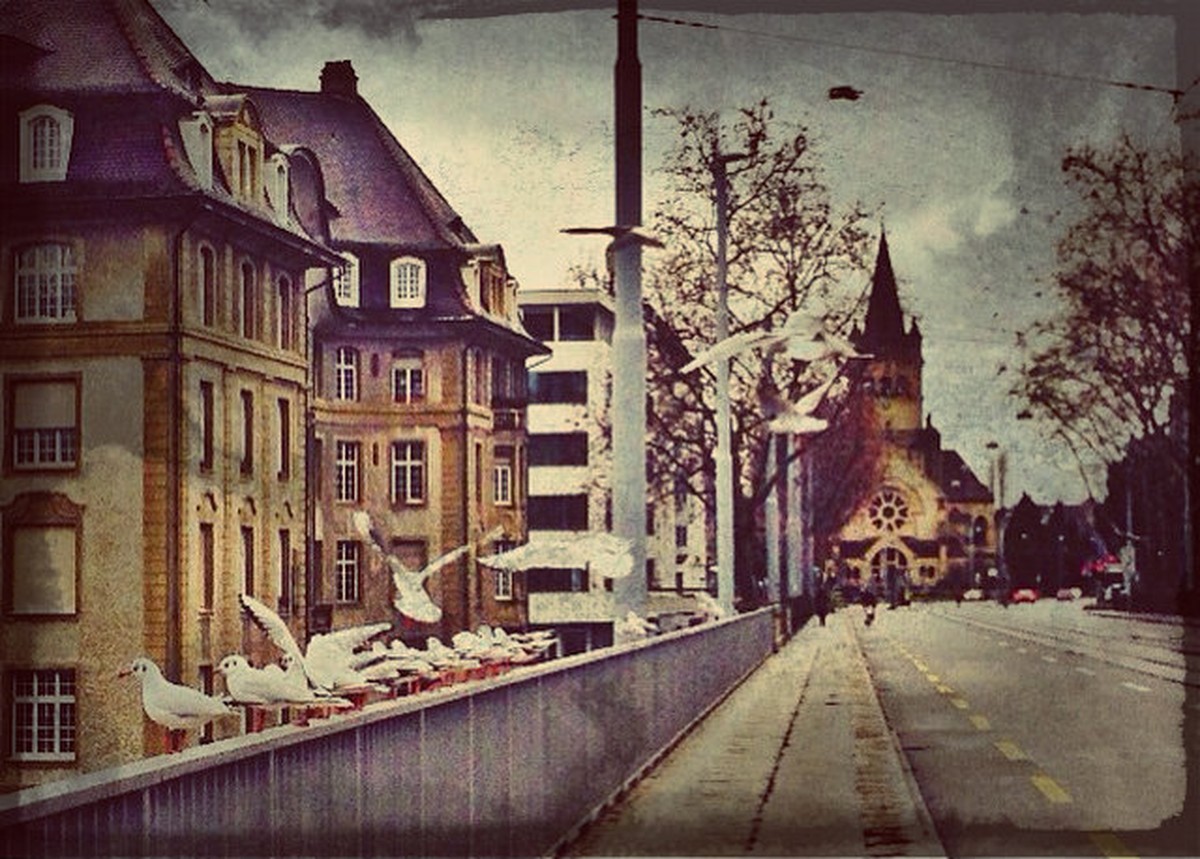 Adieu, Pauluskirche, nahe der Schützenmatte.