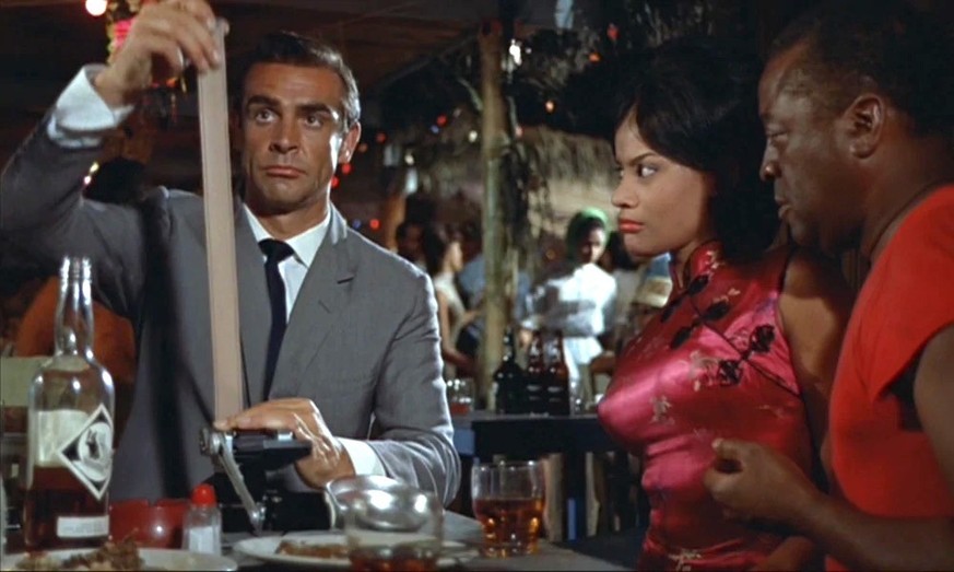 James Bond Annabel Chung Quarrel 1962 Dr. No https://jamesbond.fandom.com/wiki/Annabel_Chung?file=Dr._No_-_Bond_destroys_film.png