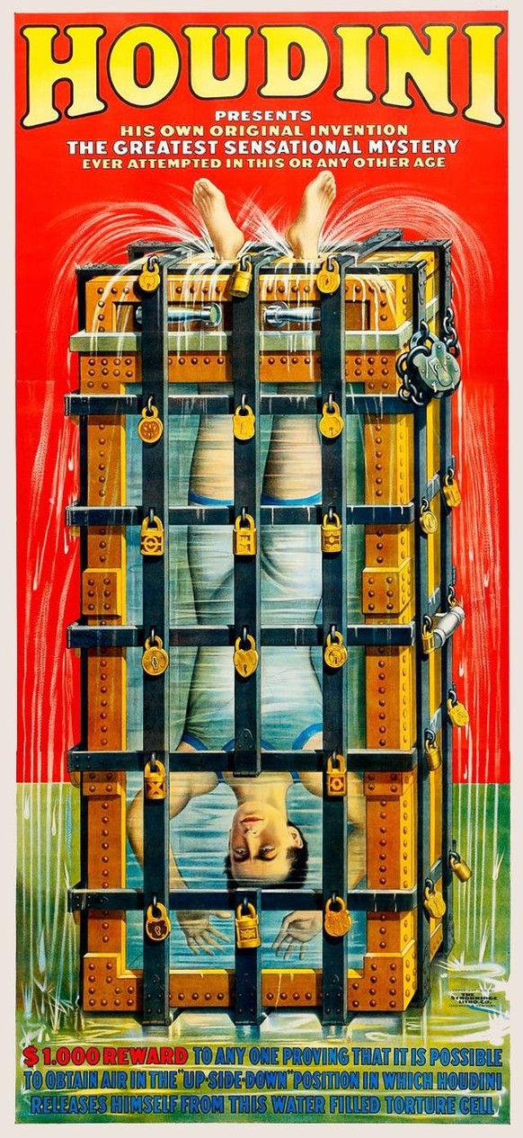 Während dieses „Goldenen Zeitalters der Zauberei“ nutzten Künstler wie Harry Houdini und Howard Thurston lebendige Lithografien, um sich selbst zu überlebensgroßen Ikonen zu machen. Diese Plakate ware ...