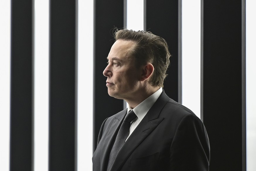 FILE - Tesla CEO Elon Musk attends the opening of the Tesla factory Berlin Brandenburg in Gruenheide, Germany, March 22, 2022. Germany&#039;s government rebuked X owner Elon Musk after he criticized t ...