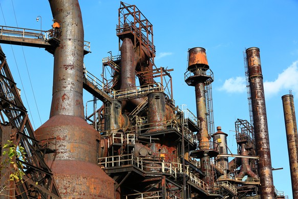 Verlassene Fabrik von Bethlehem Steel in Pennsylvania.