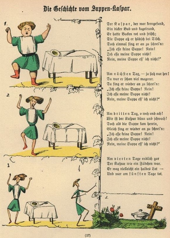 Struwwelpeter Suppen-Kaspar