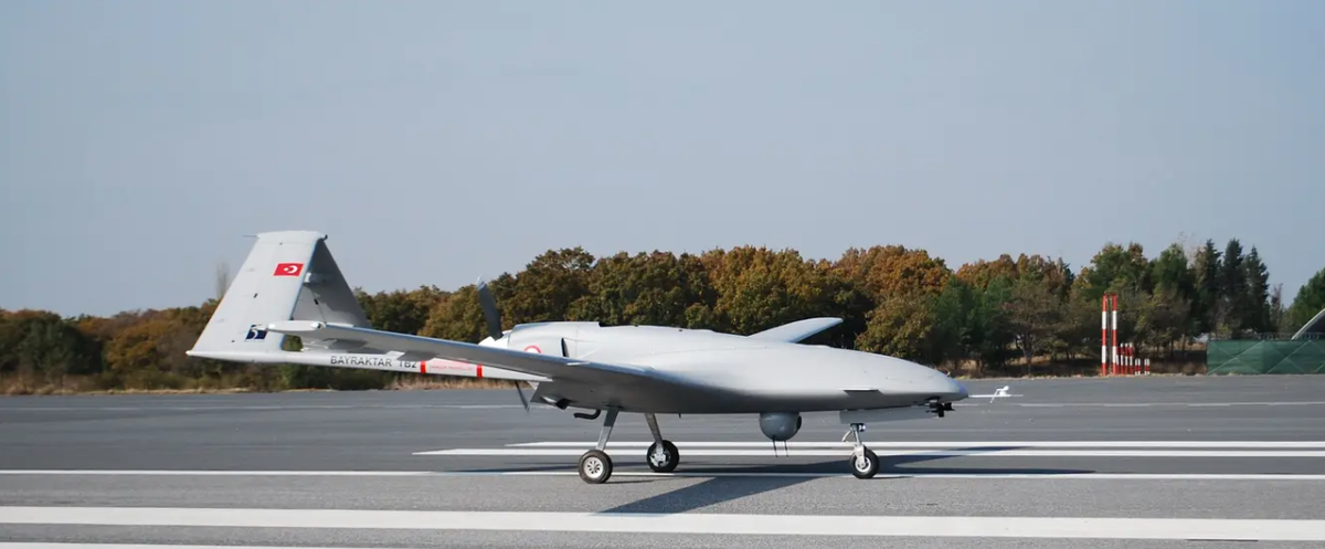 Une drone turc de reconnaissance.