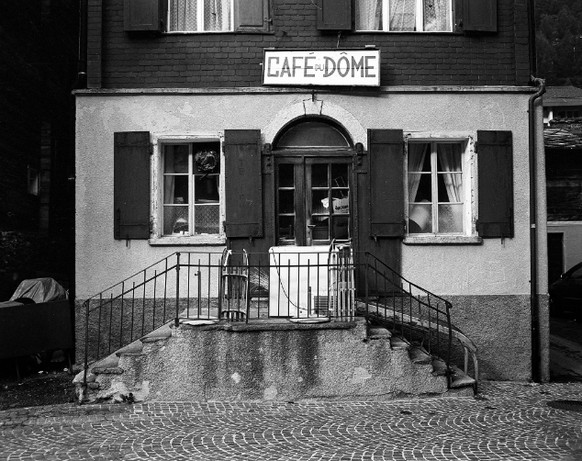 Heute steht das Café du Dôme in Saas-Grund leer.