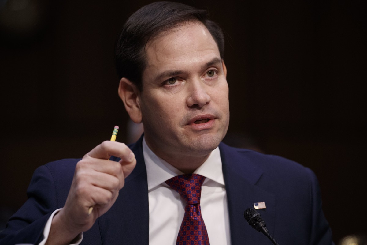 epa06603695 US Republican Senator from Florida Marco Rubio testifies during the Senate Judiciary Committee hearing on 'See Something, Say Something: Oversight of the Parkland Shooting and Legisla ...