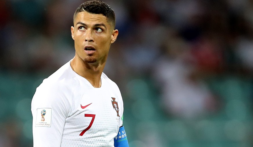 epa06852965 Cristiano Ronaldo of Portugal reacts during the FIFA World Cup 2018 round of 16 soccer match between Uruguay and Portugal in Sochi, Russia, 30 June 2018.

(RESTRICTIONS APPLY: Editorial  ...