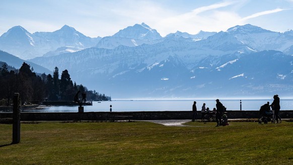 Thunersee im März 2022