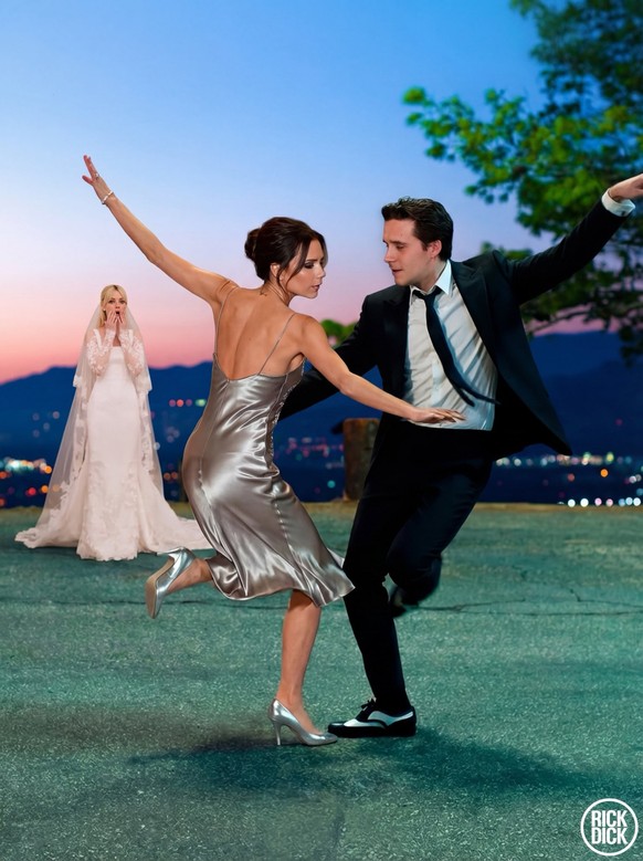 bilder von tanzender Victoria Beckham