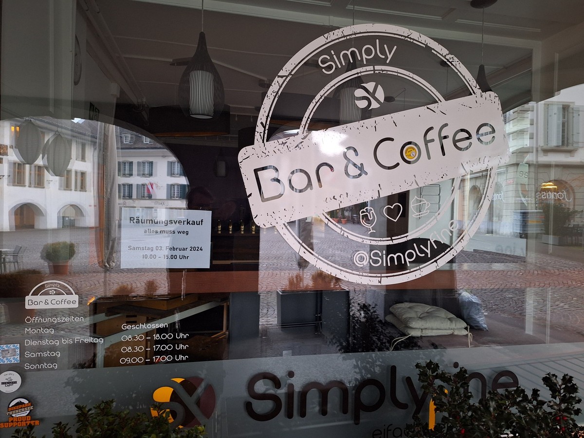 Das Simplyfine in Thun verschwindet endgültig.