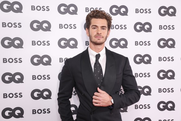 Andrew Garfield poses for photographers upon arrival at the GQ Men of the Year 2022 event in London, Wednesday, Nov. 16, 2022. (Photo by Vianney Le Caer/Invision/AP)
Andrew Garfield