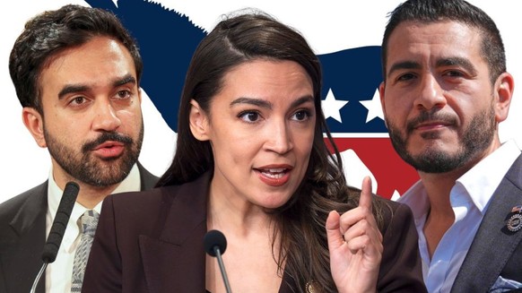 Linke Demokraten: Mamdani, Octavio-Cortez, El-Sayed
