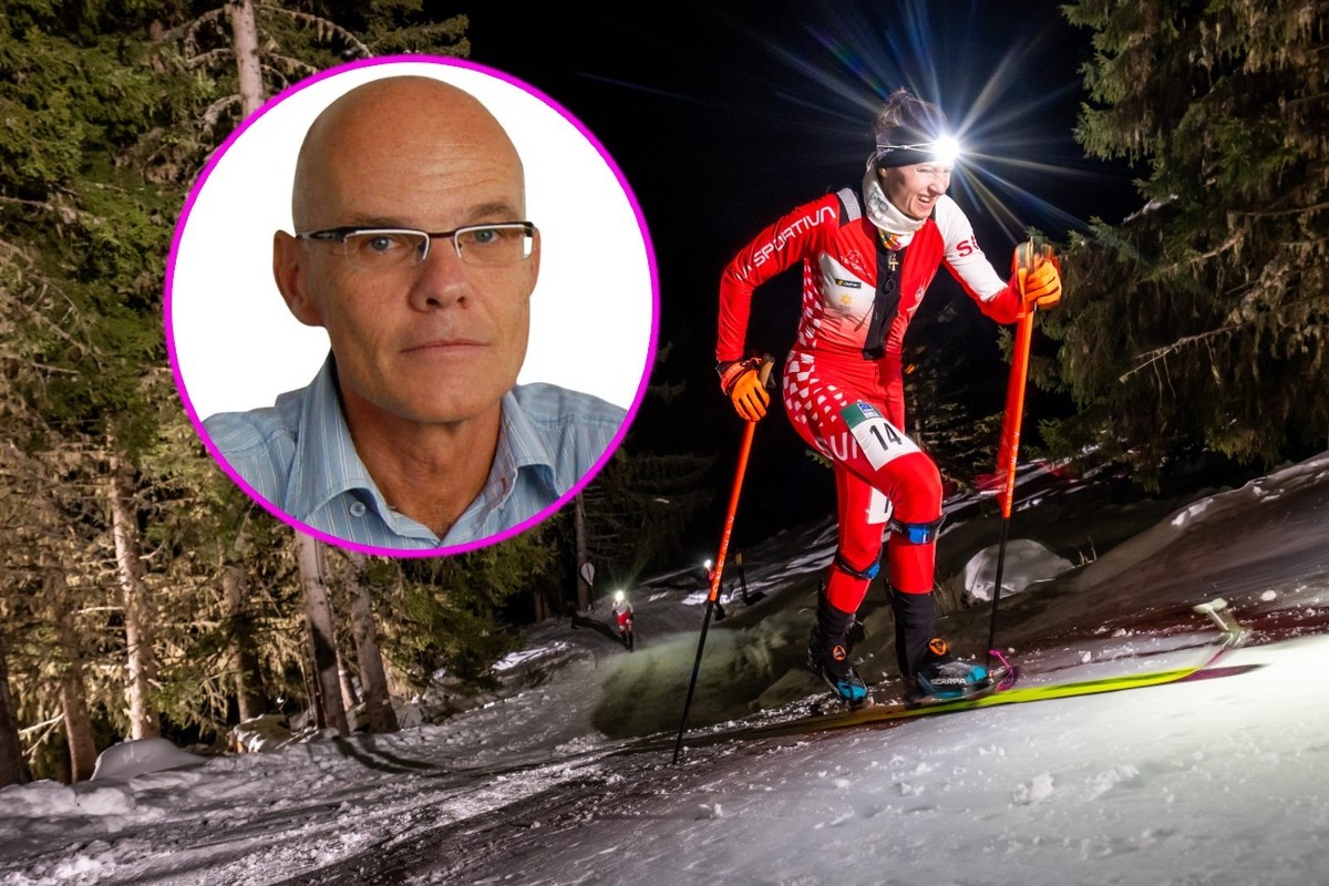 Als Skibergsteiger-Spezialist freut sich Romain Ducret (links) nicht darauf, die Wettkämpfe seiner Disziplin an den Olympischen Winterspielen 2026 zu verfolgen.