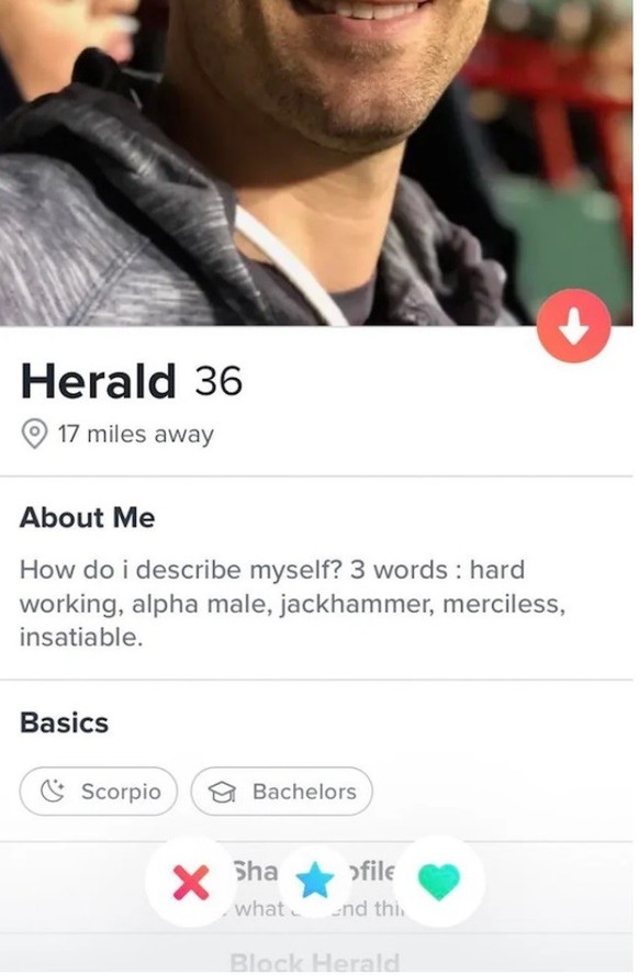 faildienstag lustiges tinderprofil

https://imgur.com/t/funny/FPX17FM