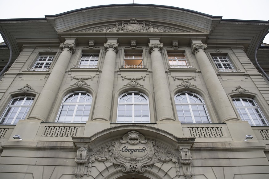 Sicht auf das Obergericht des Kantons Bern, am Donnerstag, 7. April 2016, in Bern. Ein Urteil des Berner Obergerichts im Prozess um den Mord an eine Callgirl in Langenthal wird heute erwartet. (KEYSTO ...