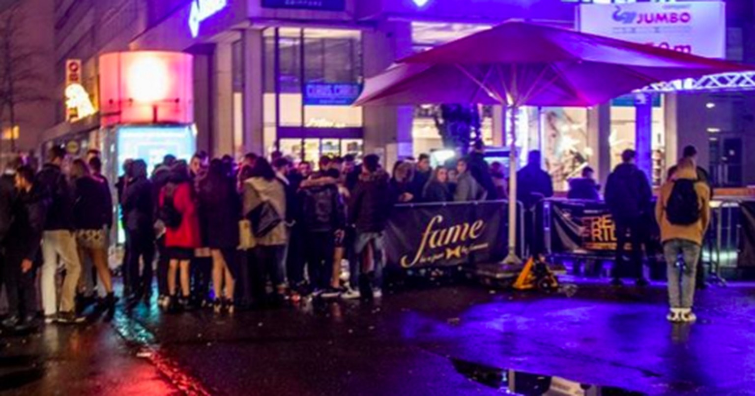 Der Eingang zum «Fame»-Club in Basel.