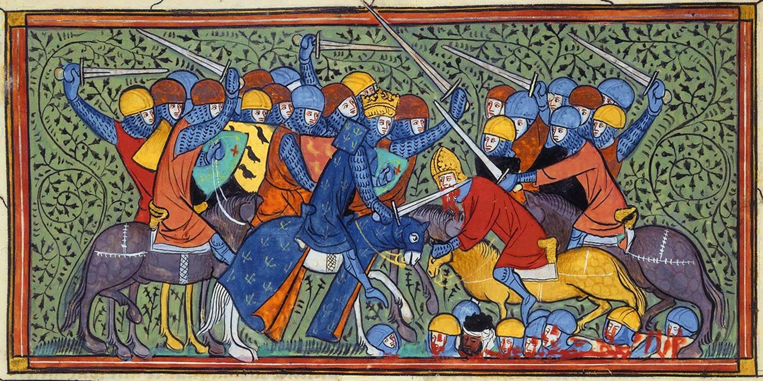 Auch wenn die Schlacht von Tours und Poitiers eine entscheidende Schlacht war, bedeutete sie nicht das Ende der islamischen Überfälle im frühmittelalterlichen Europa.
https://commons.wikimedia.org/wik ...