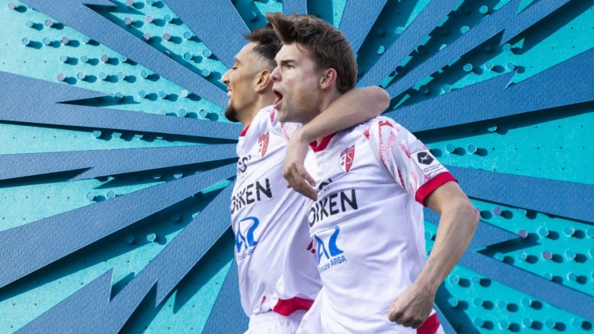 Ilyas Chouaref (à gauche), Joël Schmied et le FC Sion se sont reconstruits cette saison en Challenge League.