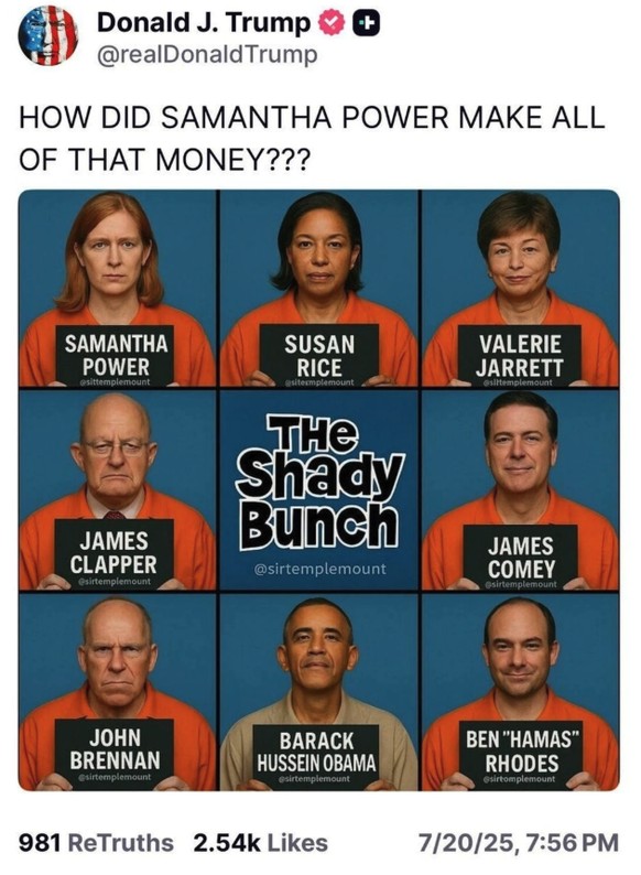 screenshot truth social trump
