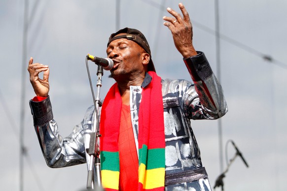 FILE - Singer Jimmy Cliff performs at The Climate Rally, an Earth Day concert, on the National Mall in Washington, on Sunday, April 25, 2010. (AP Photo/Jacquelyn Martin, File)
Obit Jimmy Cliff