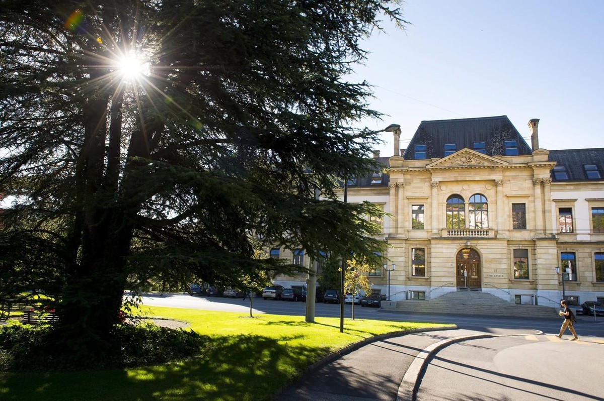 Le batiment principal de l'Université de Neuchâtel.