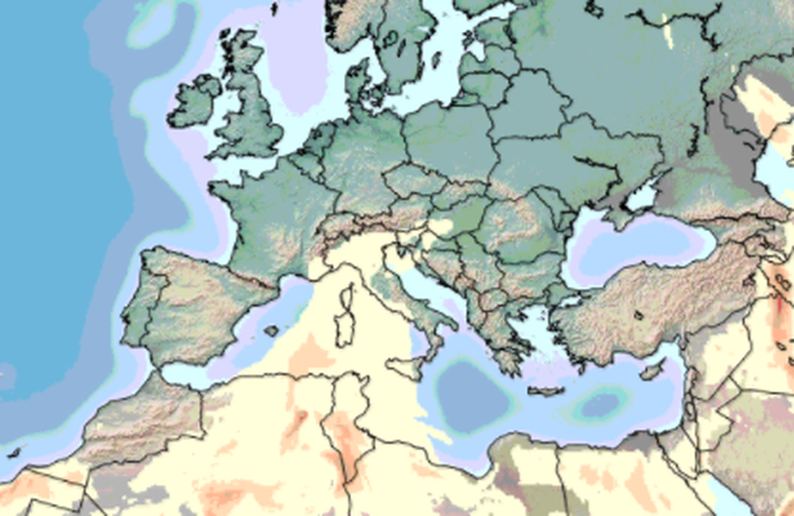 Sahara-Staub zieht von Nordafrika in die Schweiz.&nbsp;