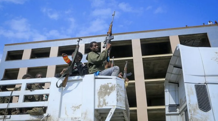 Bewaffnete Tigray-Streitkräfte in Mekele. (Archivbild)