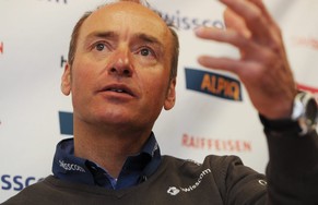 Rudi Huber bei seiner Vorstellung als neuer Alpinchef von Swiss-Ski 2013.